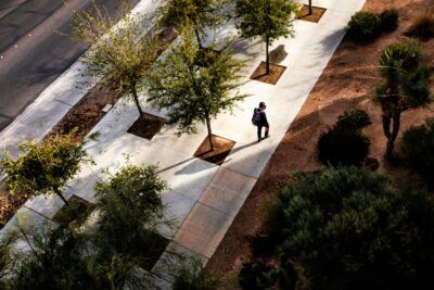 Person walking