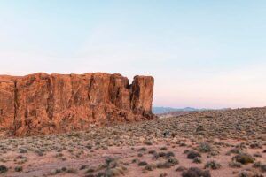 Nevada scenic scrubland